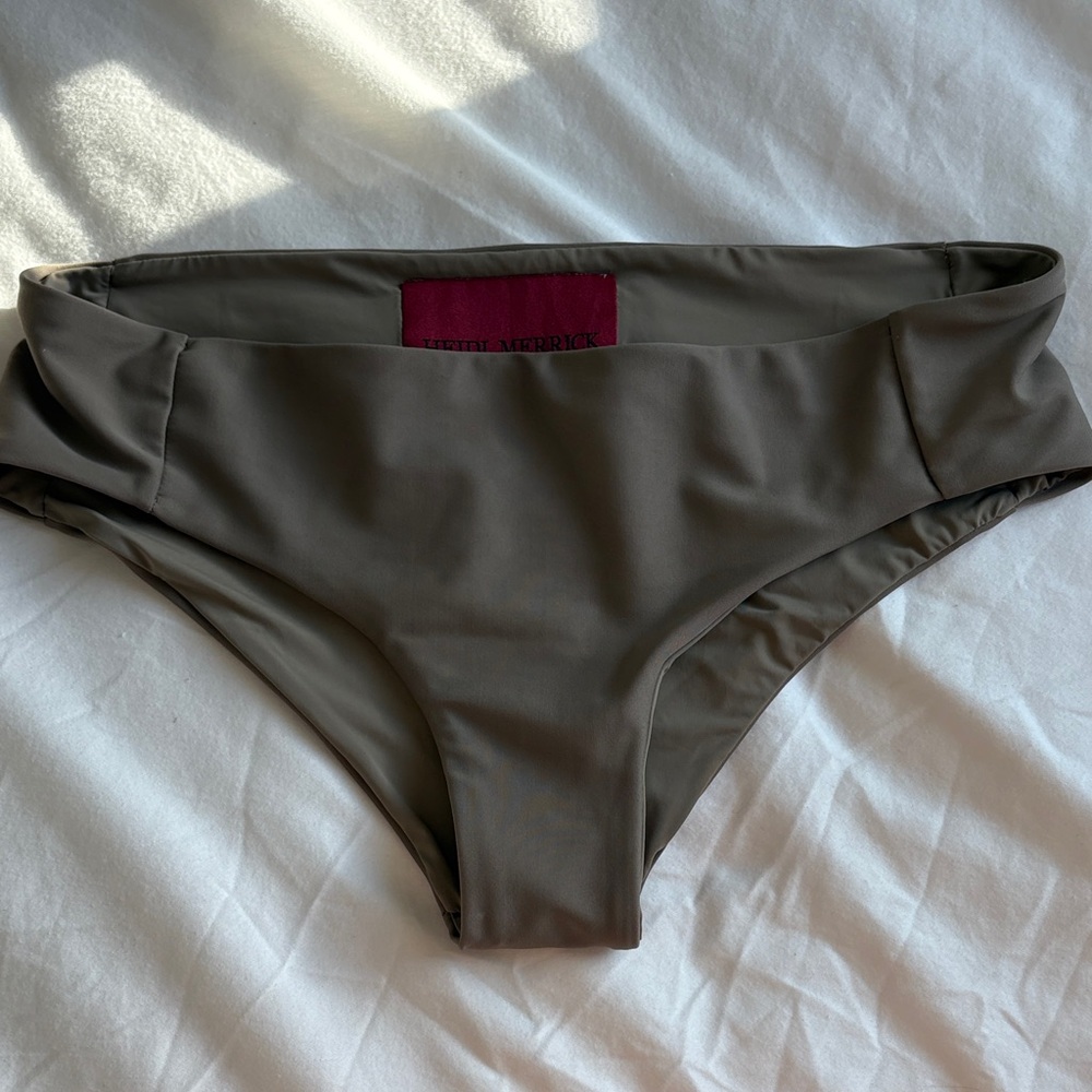 Heidi Merrick Taupe Bikini Bottom